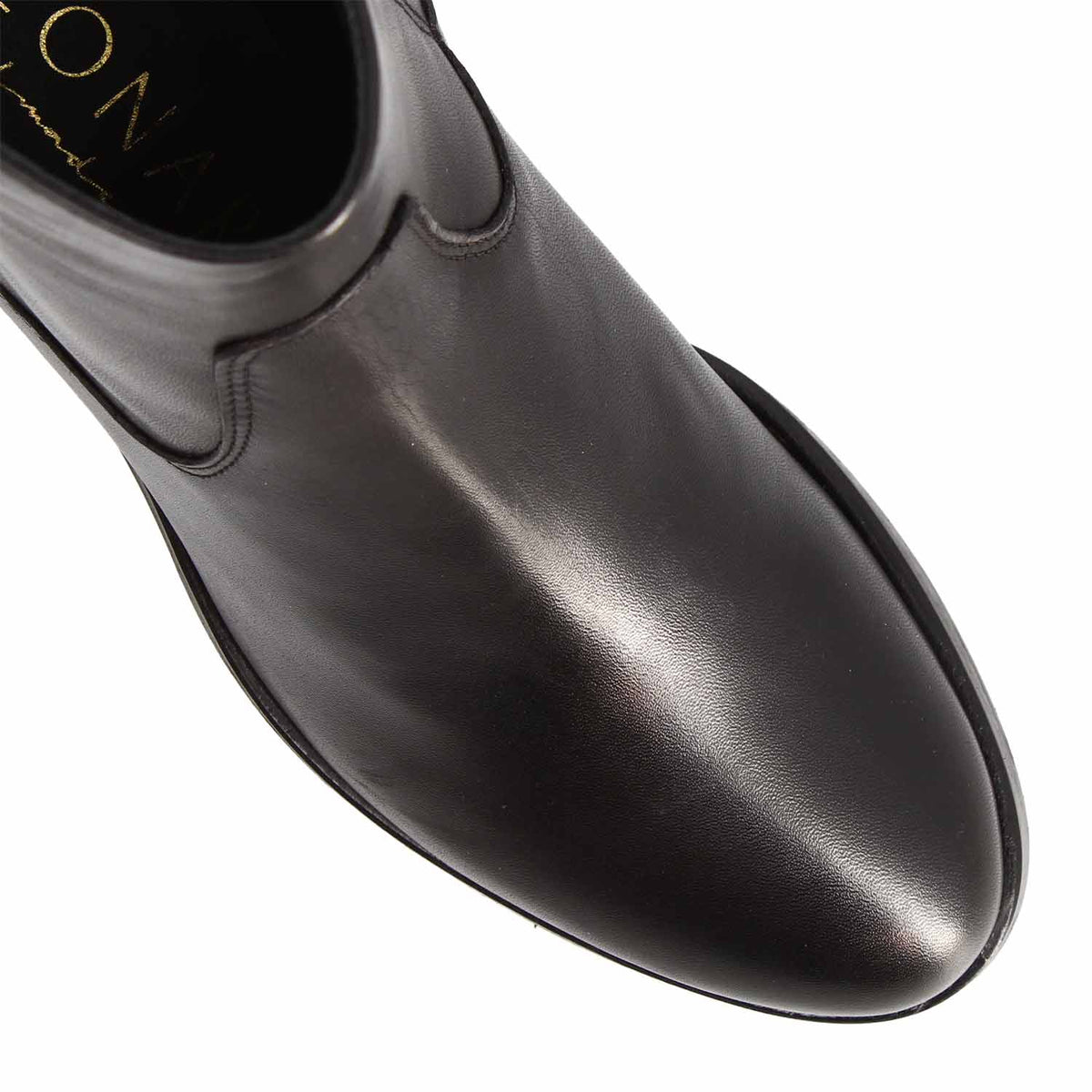 Calliope - Stivaletto tacco alto da donna in pelle nero