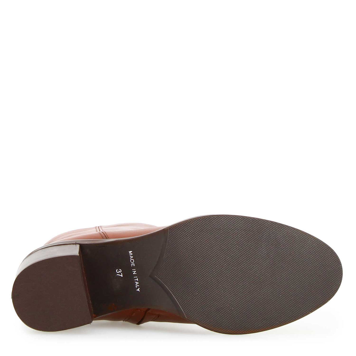 Calliope - Bottine femme talon haut marron