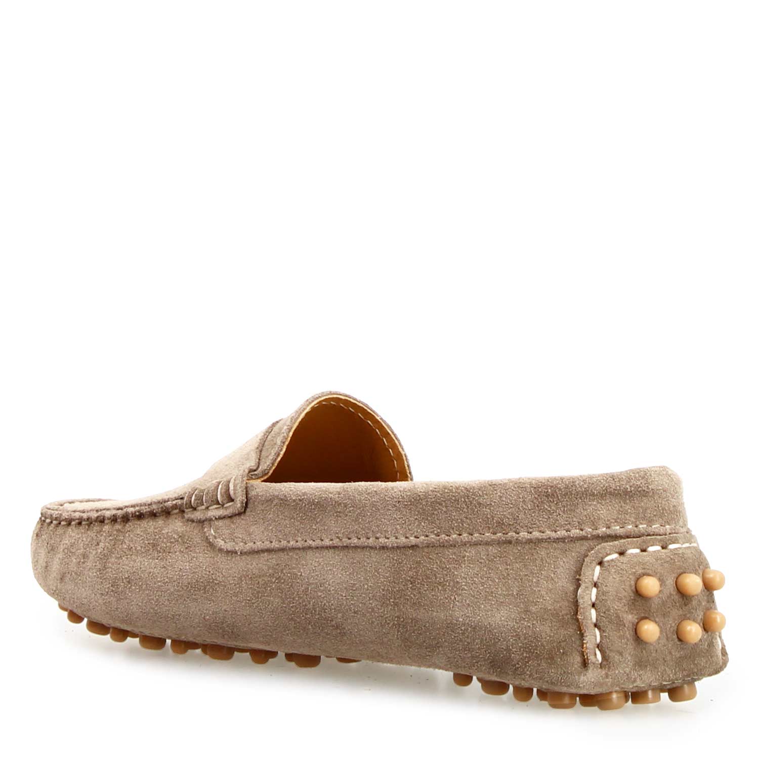 Car shoe Garda da donna in camoscio beige