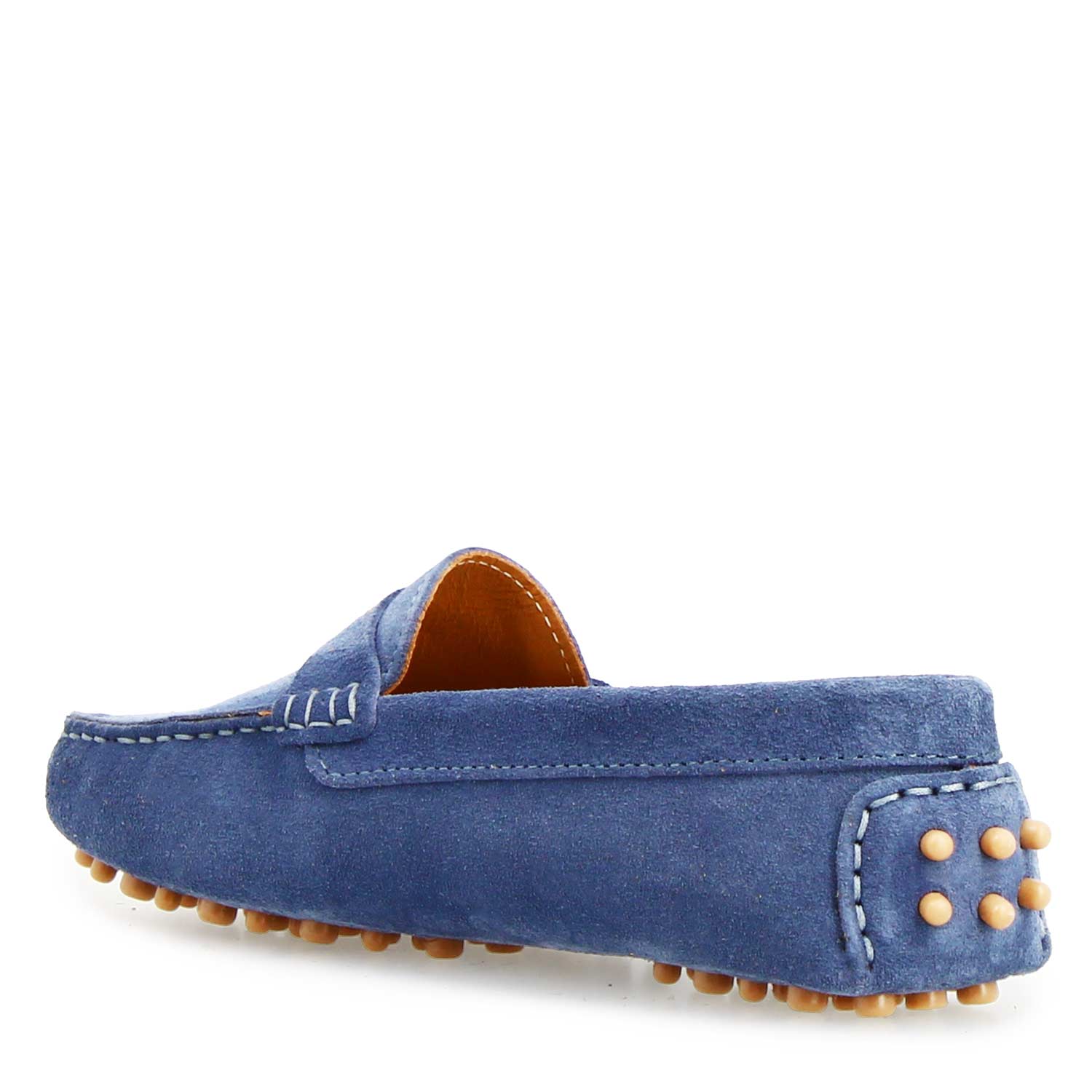 Garda car shoe in sky blue suede for women
