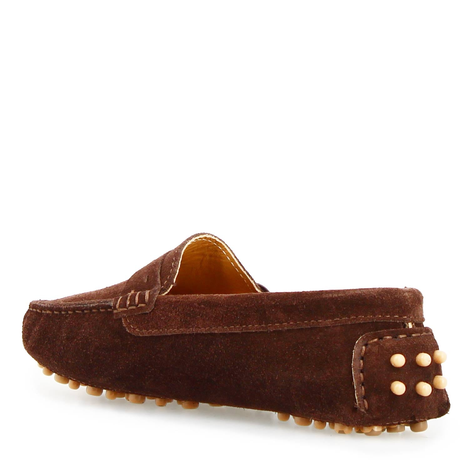 Car shoe Garda da donna in camoscio marrone scuro