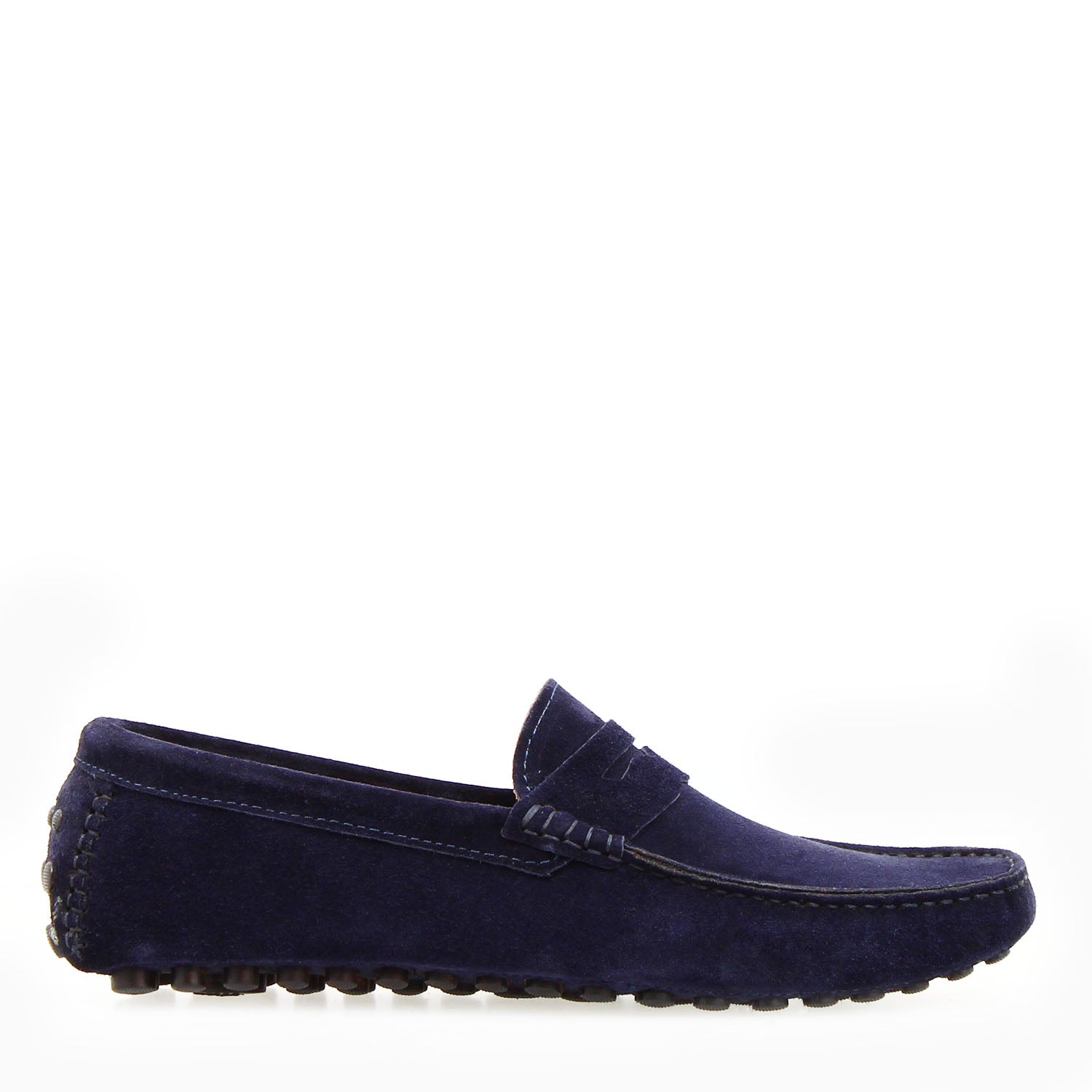 Car shoe Garda da uomo in camoscio blu