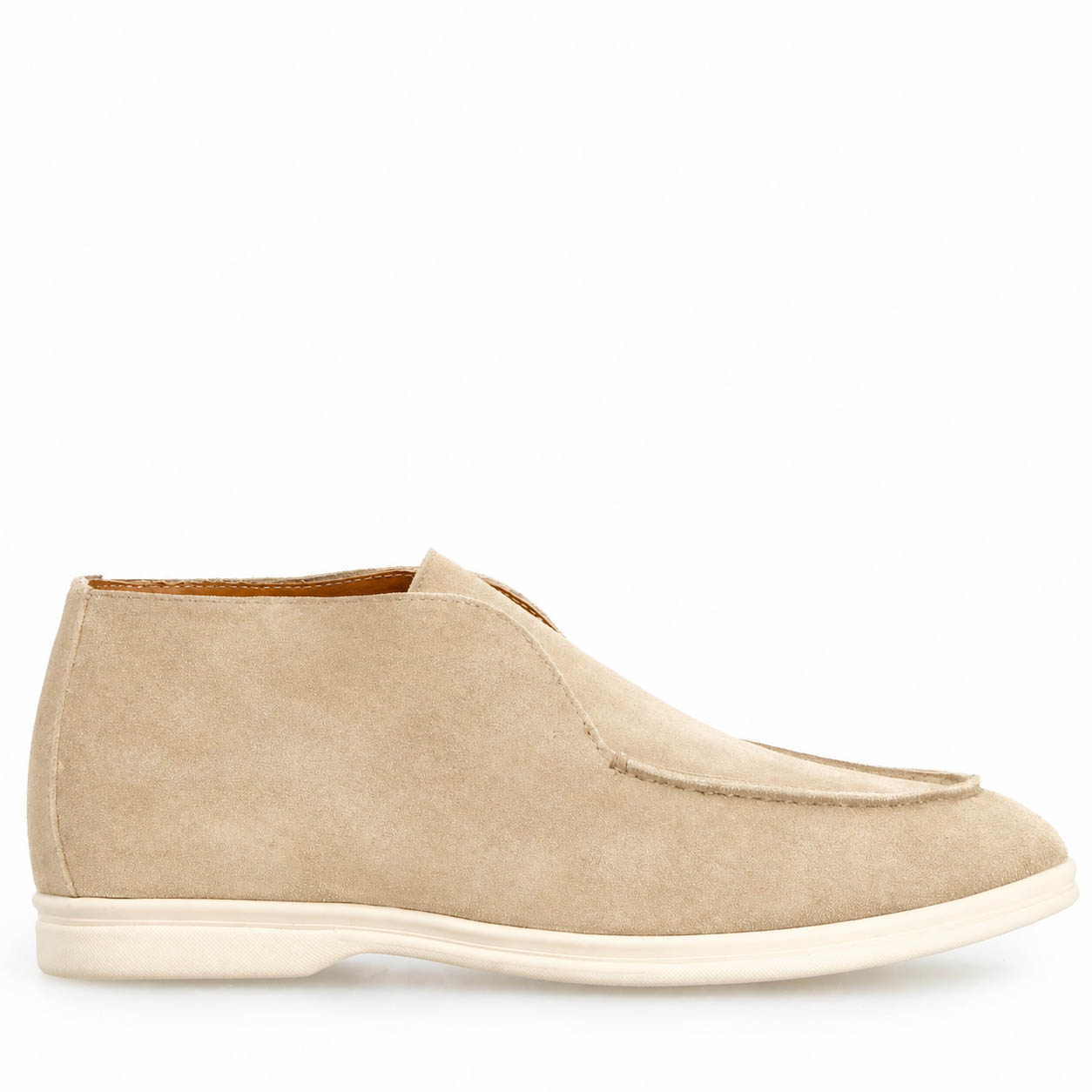 Men's Elite high-top loafer in beige suede