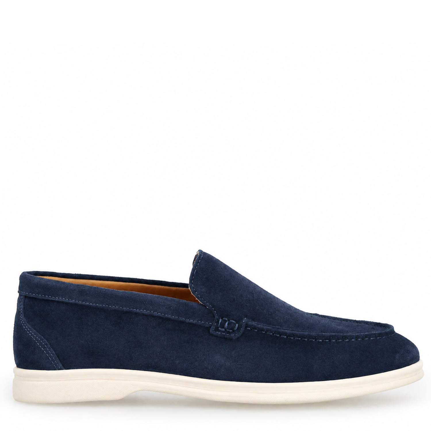 Mocassino Elite da uomo in camoscio blu