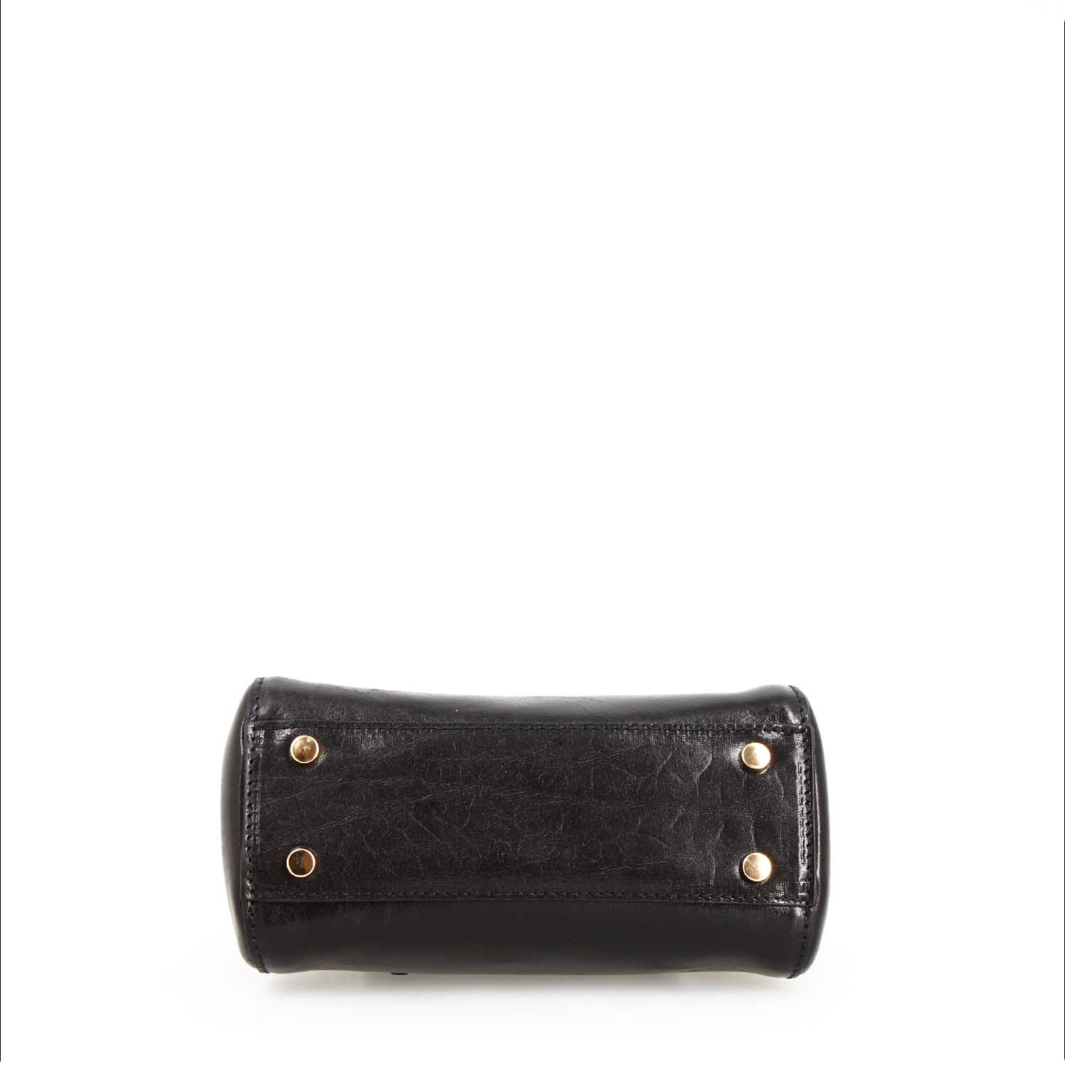 Fiorenza leather handbag with removable black shoulder strap