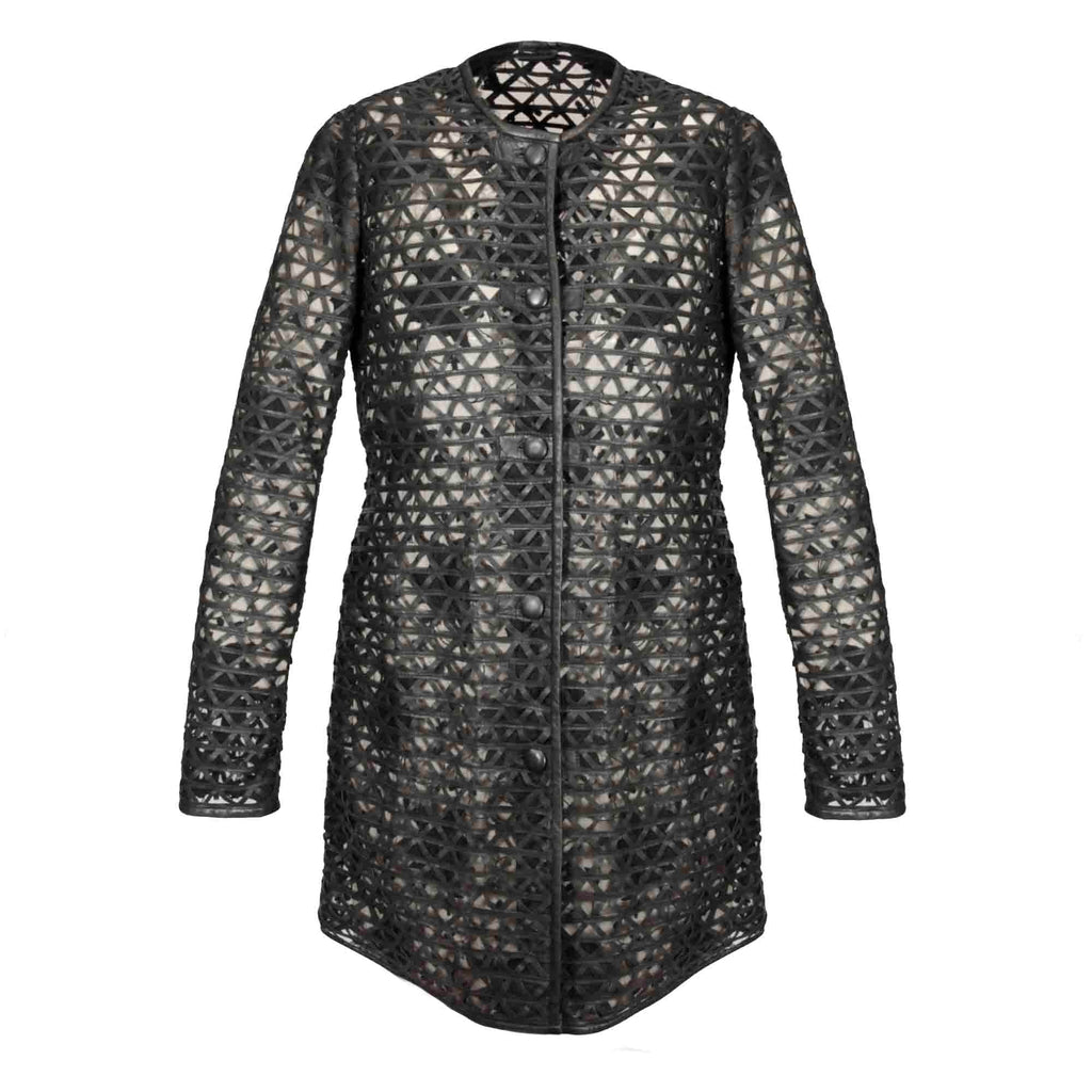 Gucci Giacca da motociclista in pelle Nero ref.414414 - Joli Closet