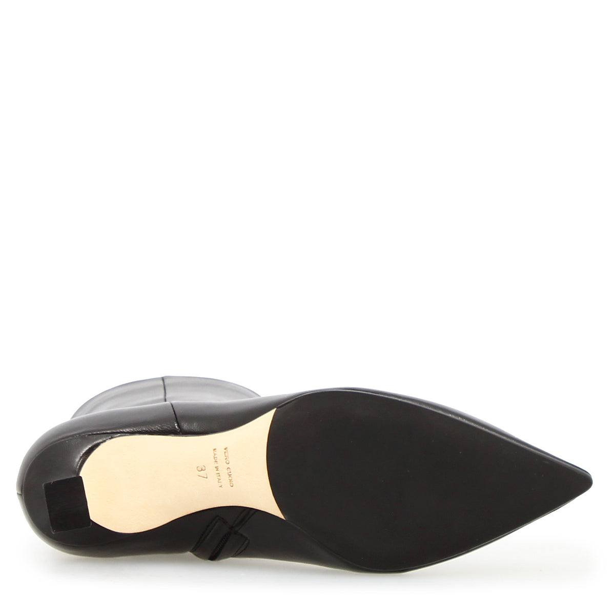 Gioconda stivaletto da donna in pelle nera con tacco - LeonardoShoes