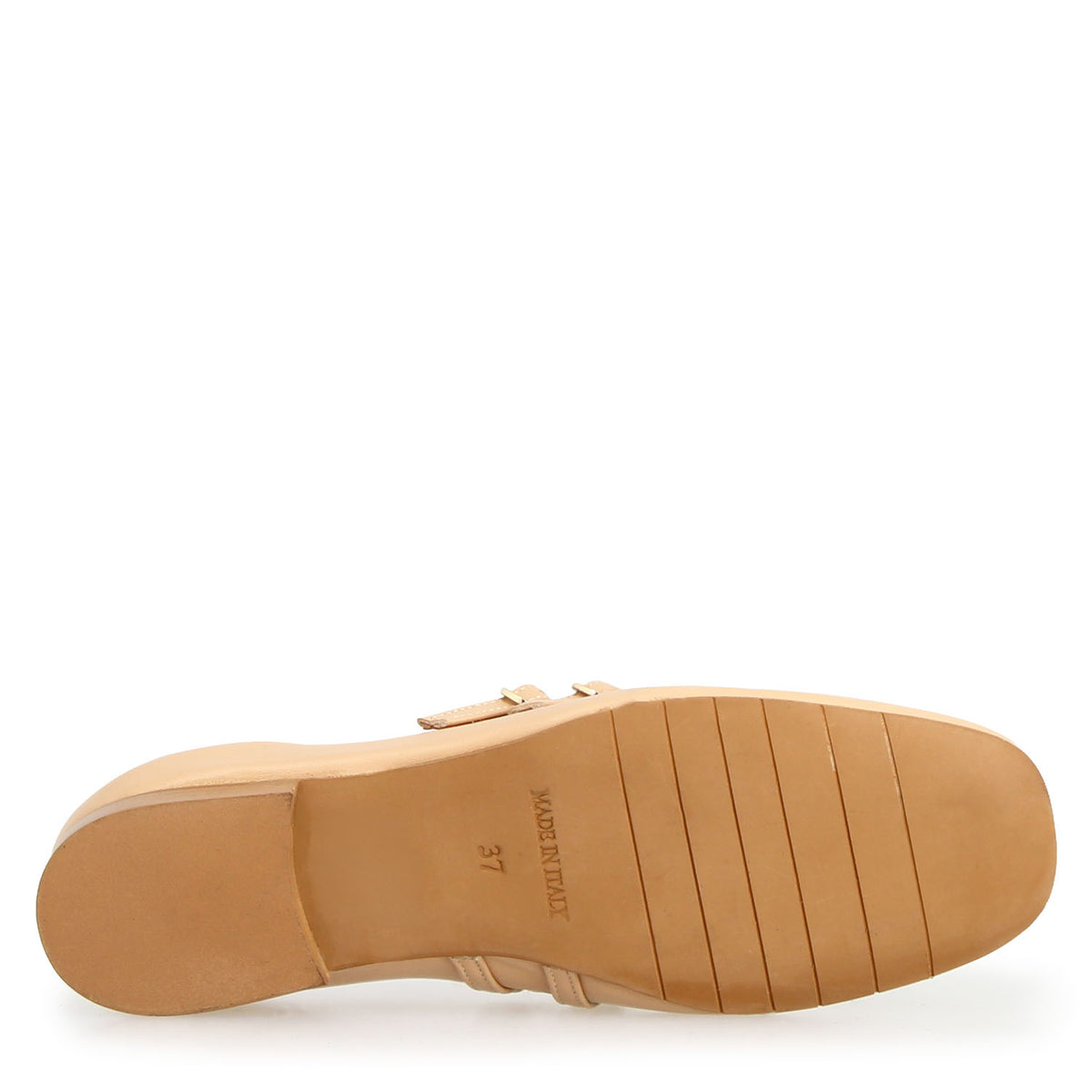 Fiocco ballet flats in beige leather