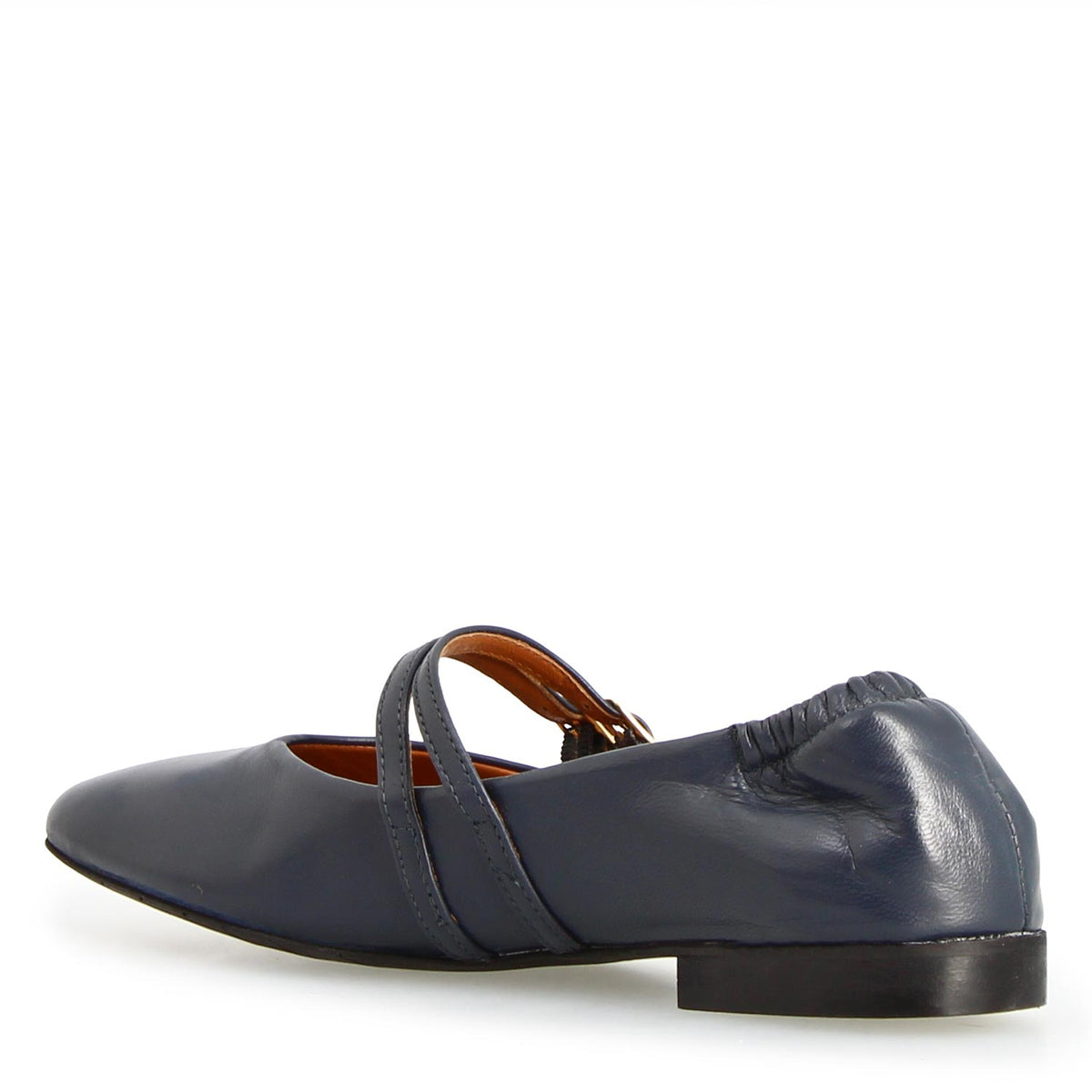 Iside - Mary Jane Double Strap Ballet Flat Navy