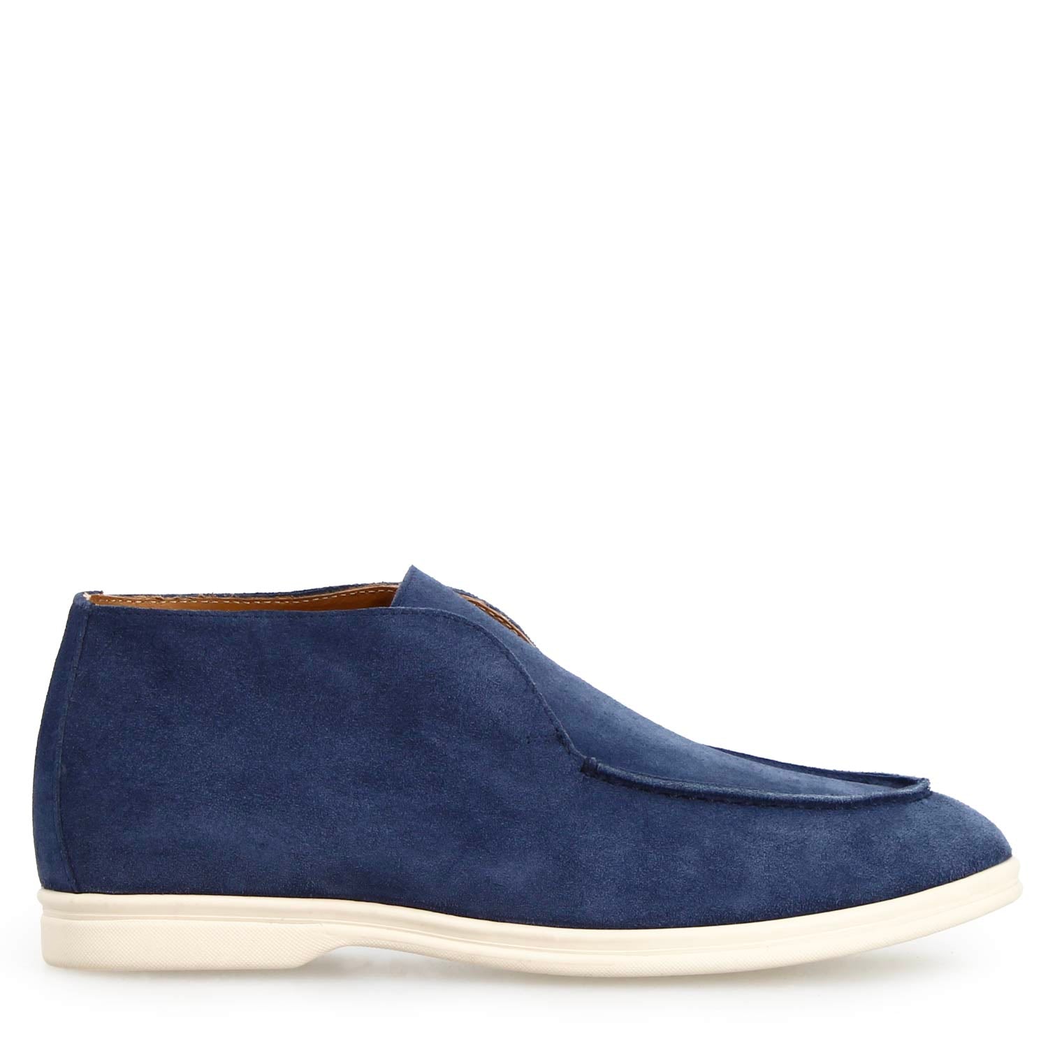Men's Elite high-top loafer in blue suede
