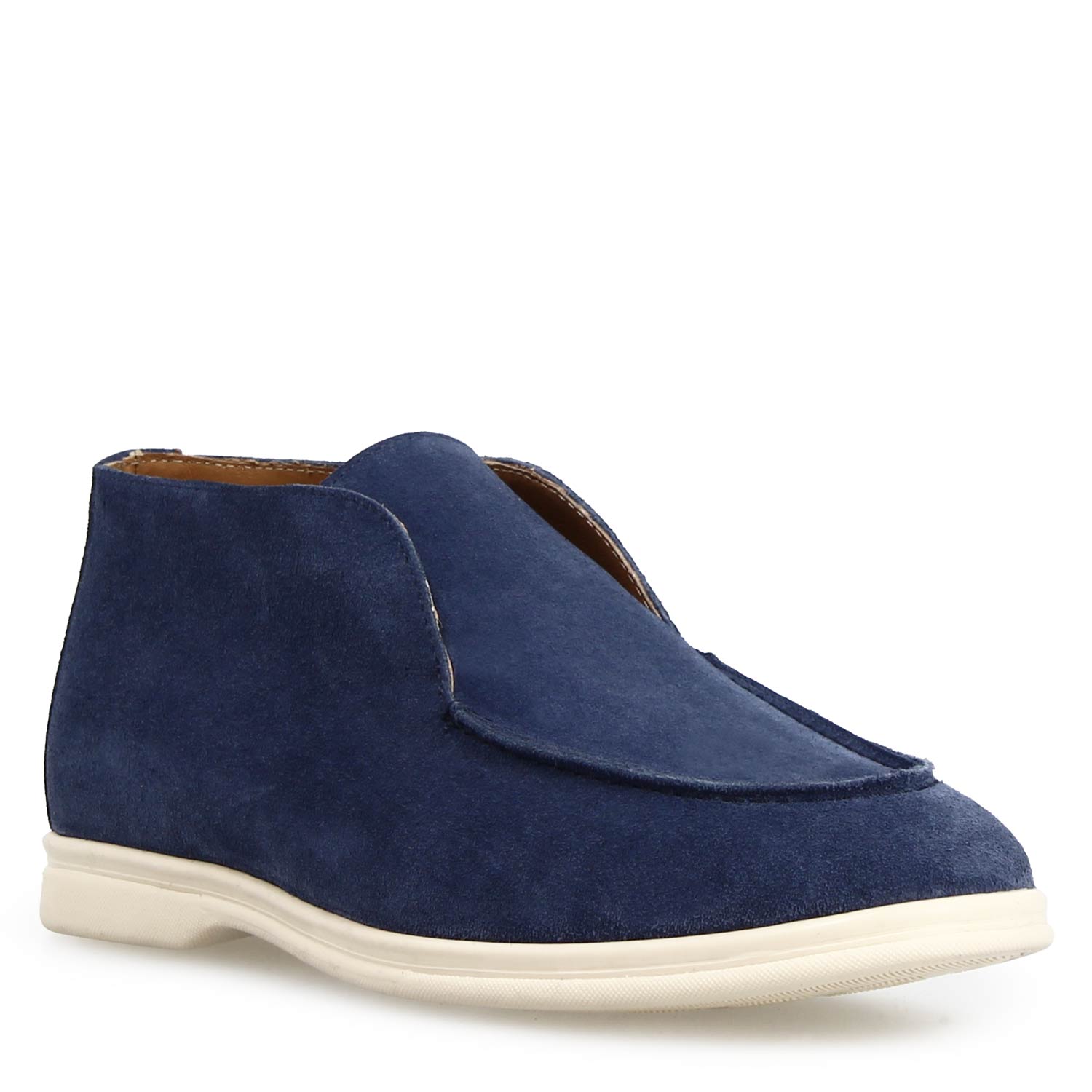 Men's Elite high-top loafer in blue suede