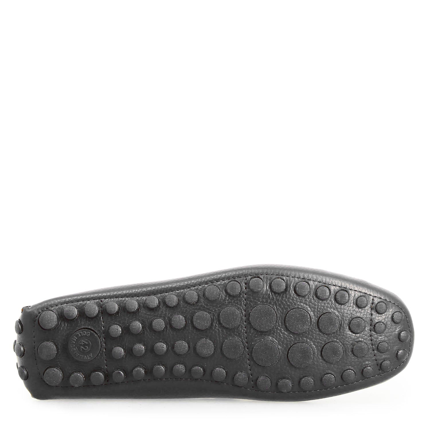 Dario handgefertigter herren slipper aus schwarzem Leder