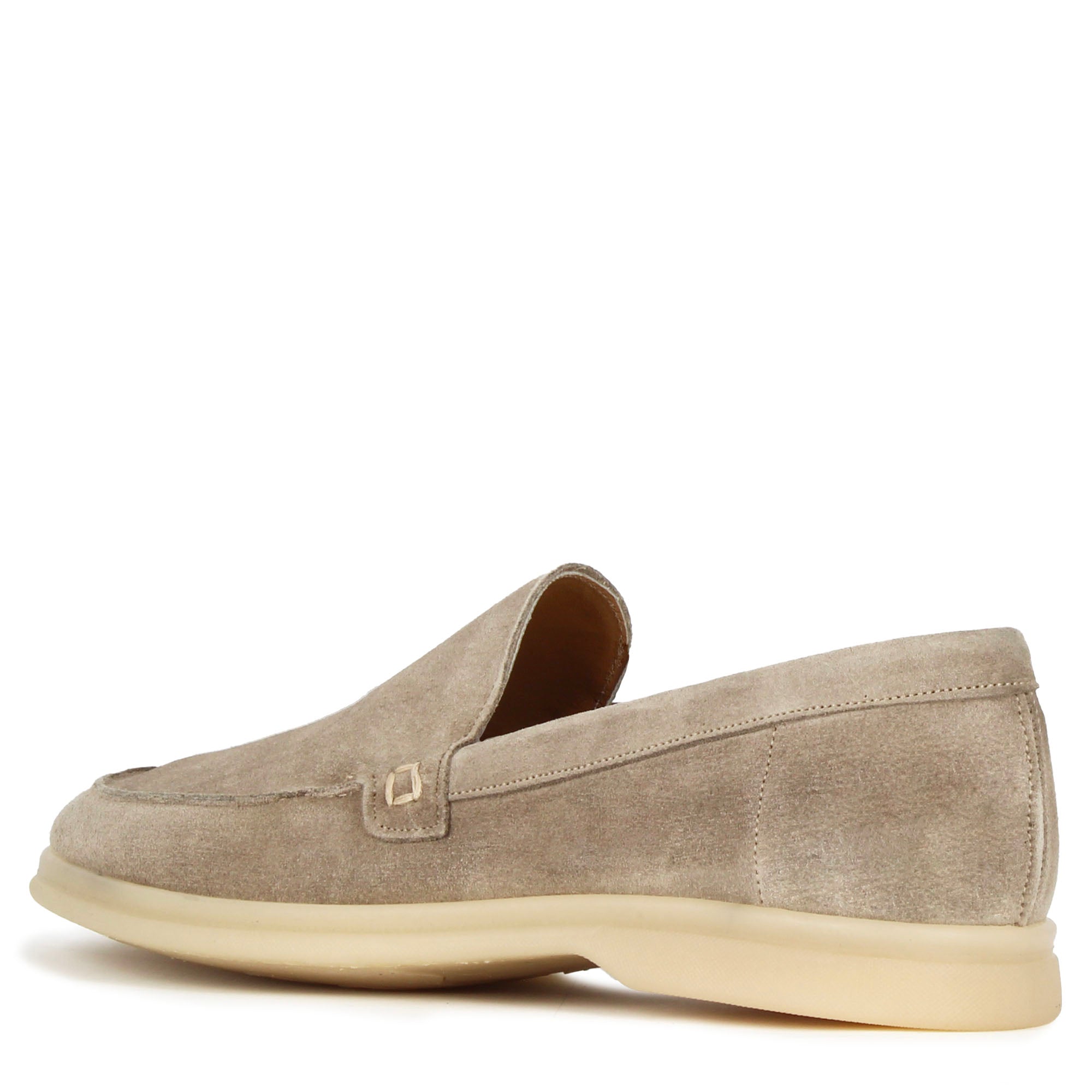Mocassin décontracté pour hommes en daim gris