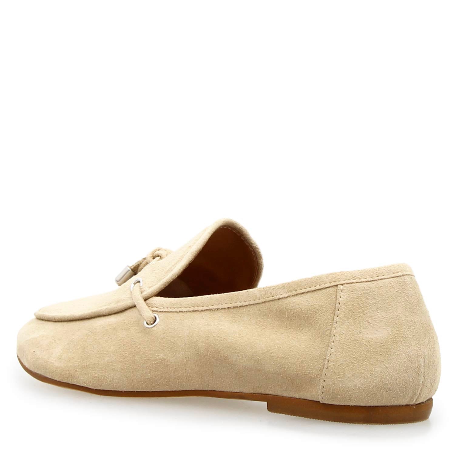 Arsilia women's loafer in beige suede