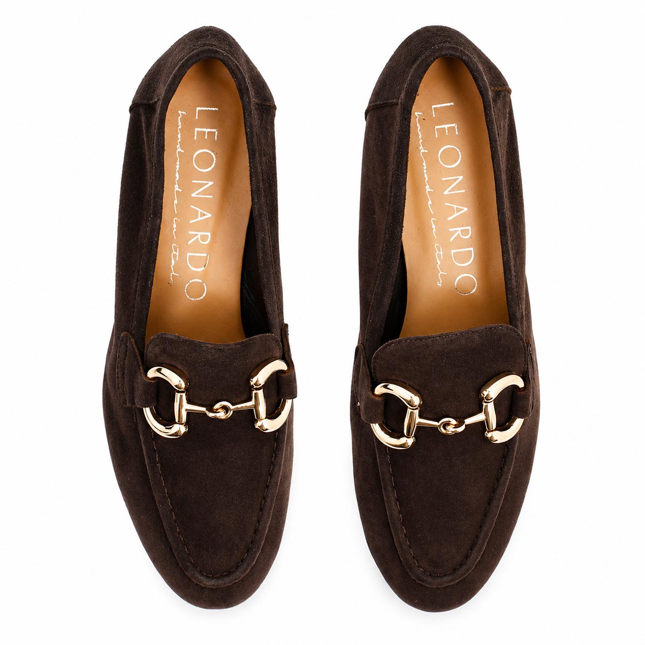 Mocassino da donna Baltea in camoscio marrone scuro
