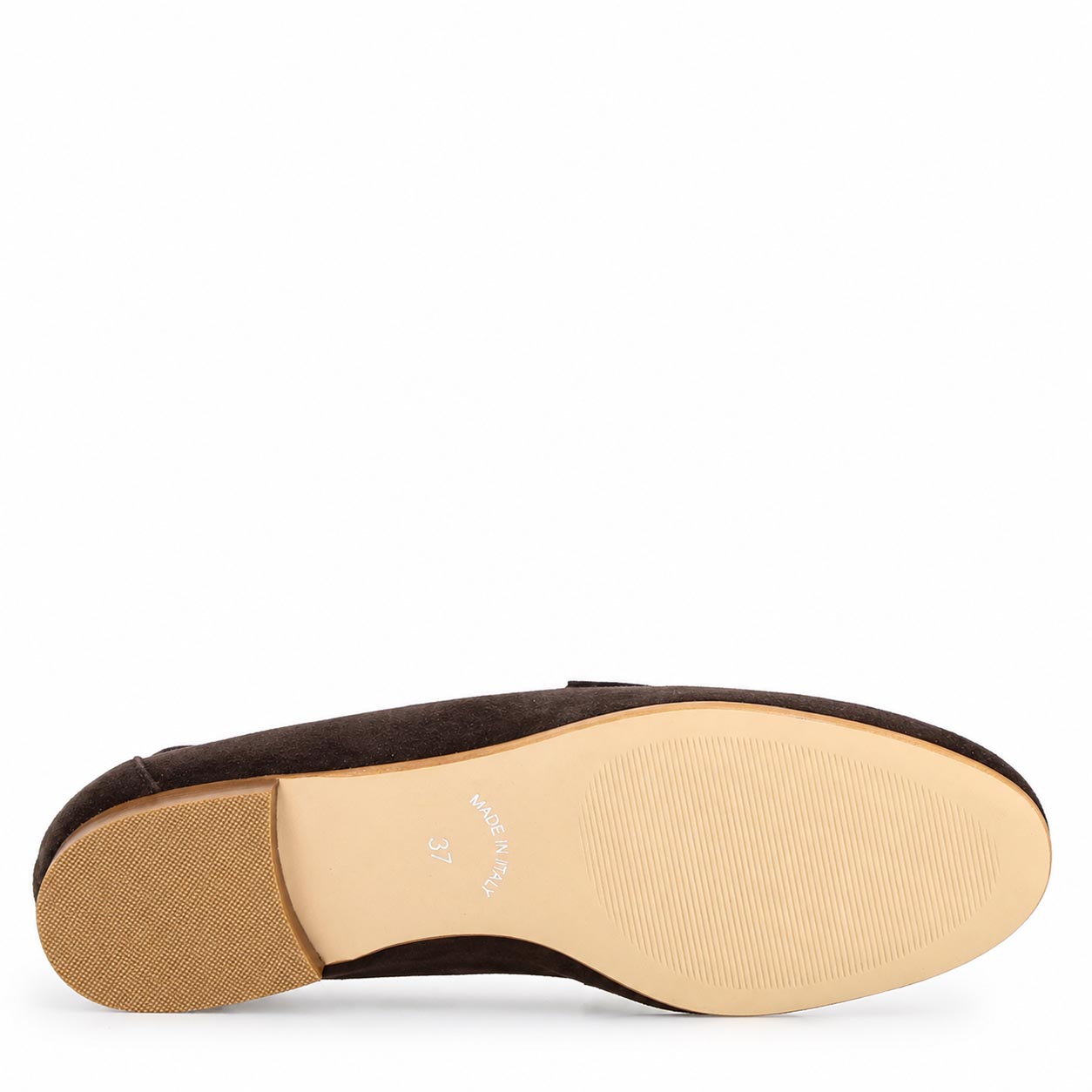 Mocassino da donna Baltea in camoscio marrone scuro - LeonardoShoes