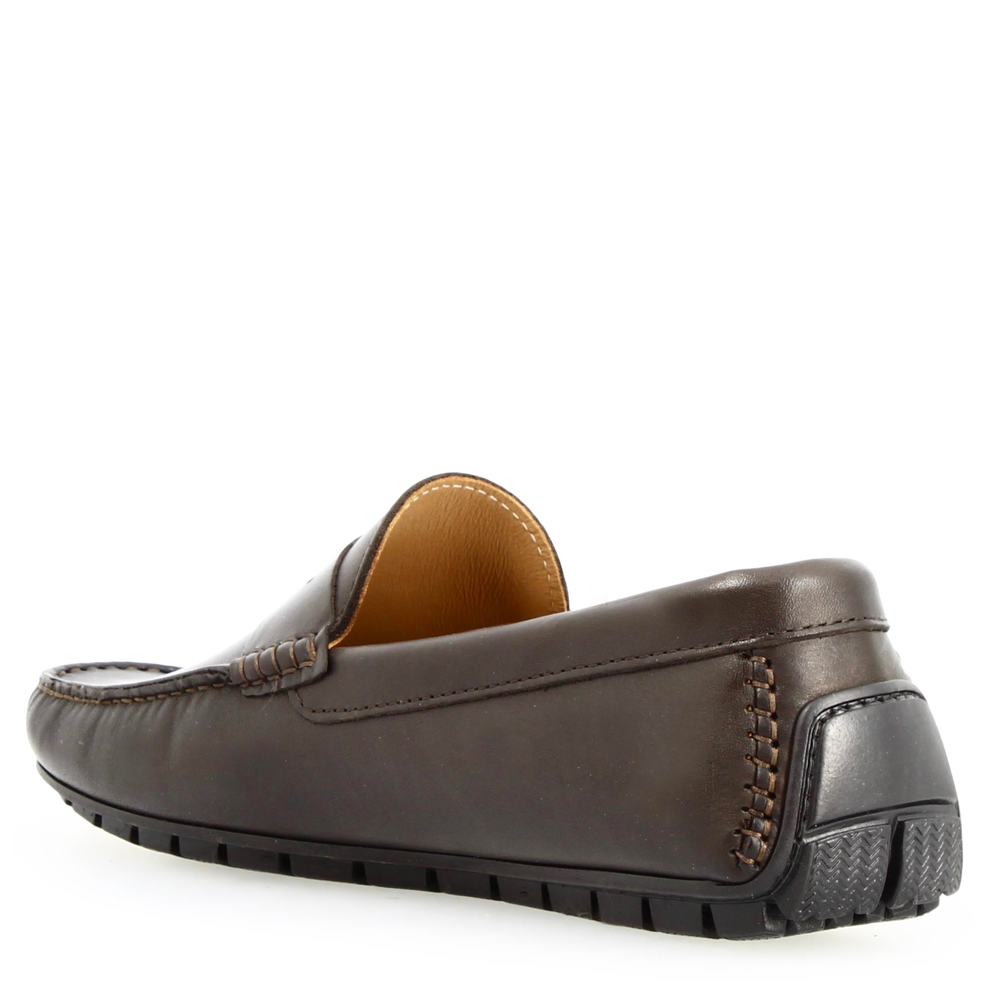 Mocassin Ulisse pour homme en cuir marron 