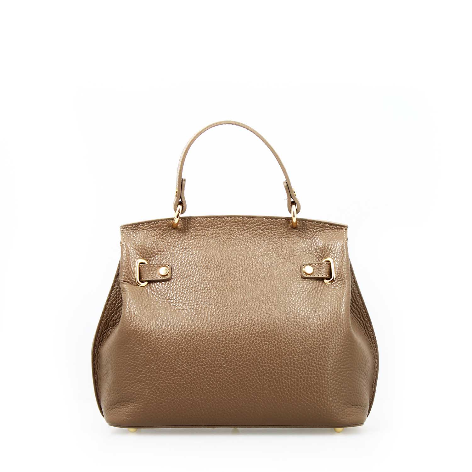 Borsa a mano e tracolla Ninfea da donna in pelle marrone