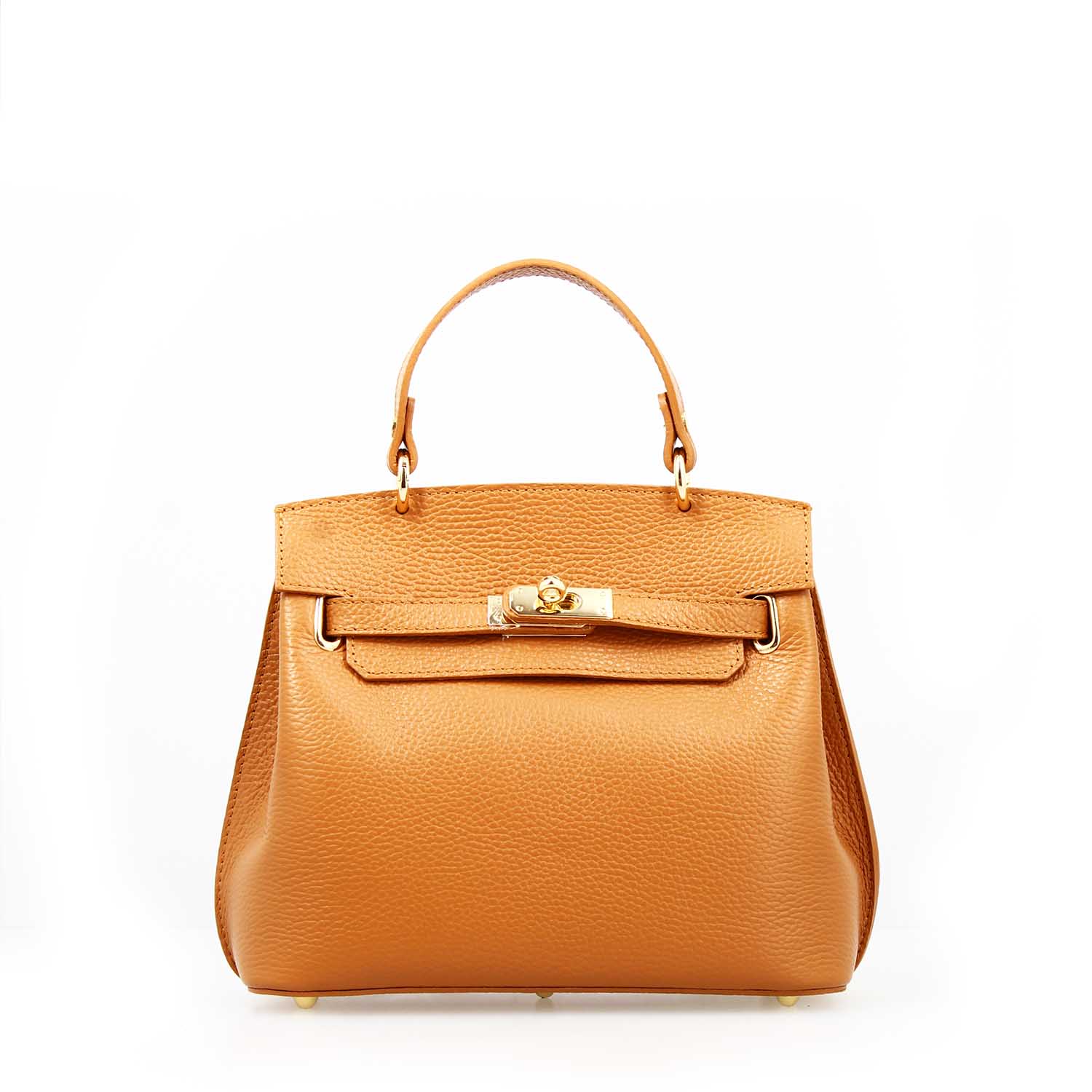 Ninfea light brown leather handbag for women