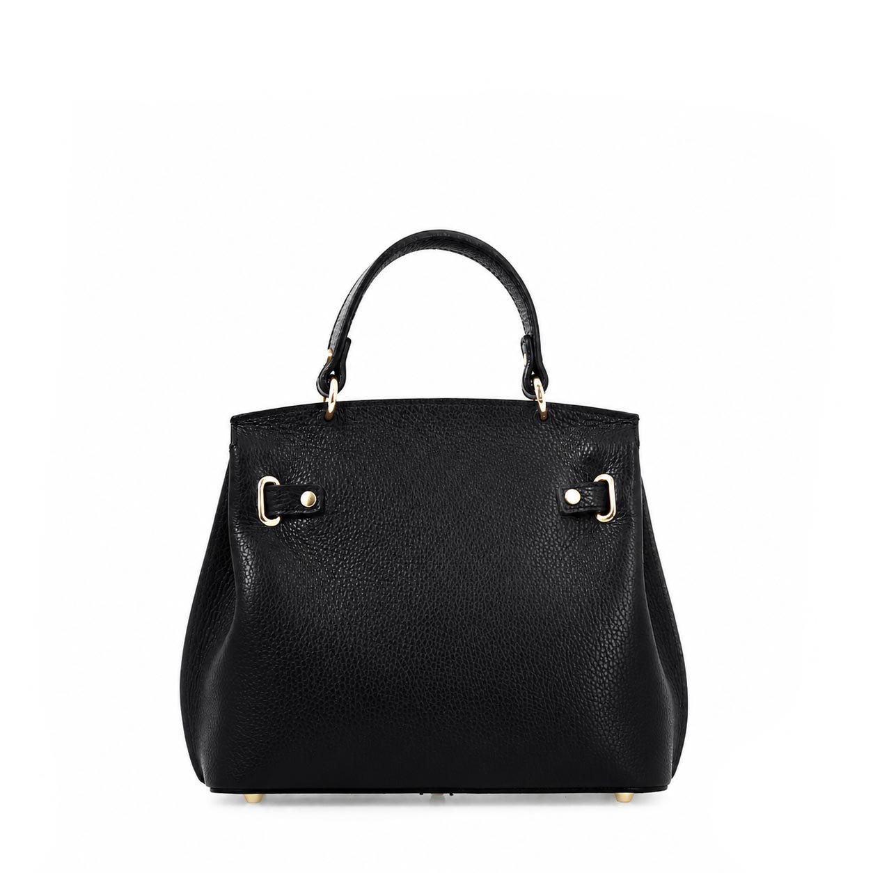 Sac à main et bandoulière Ninfea pour femme en cuir noir