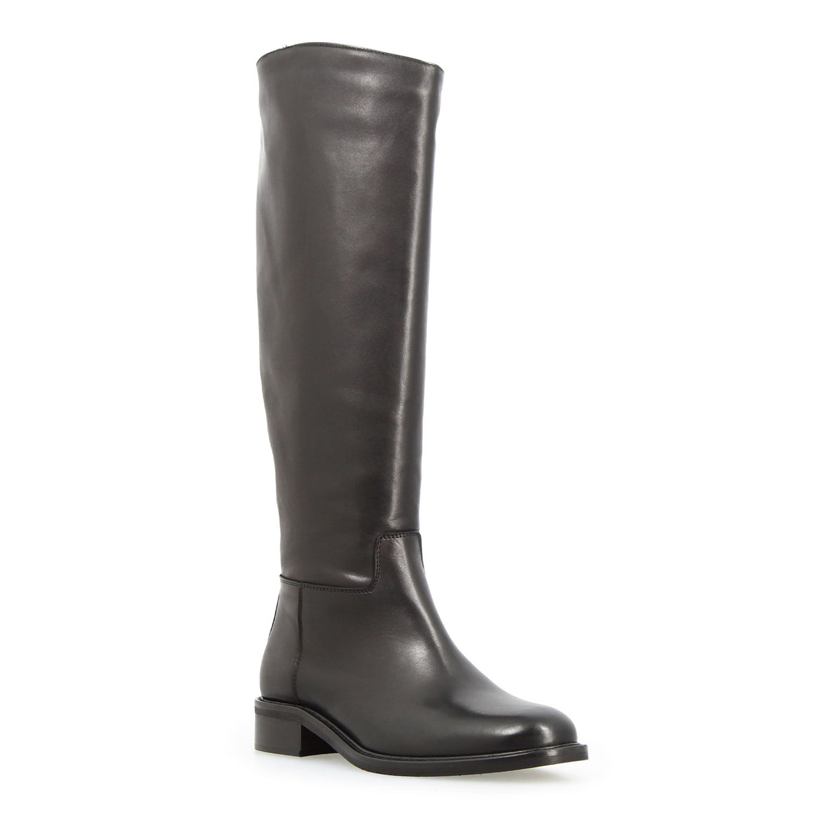 Palatina L - Damenstiefel mit niedrigem Absatz Schwarz