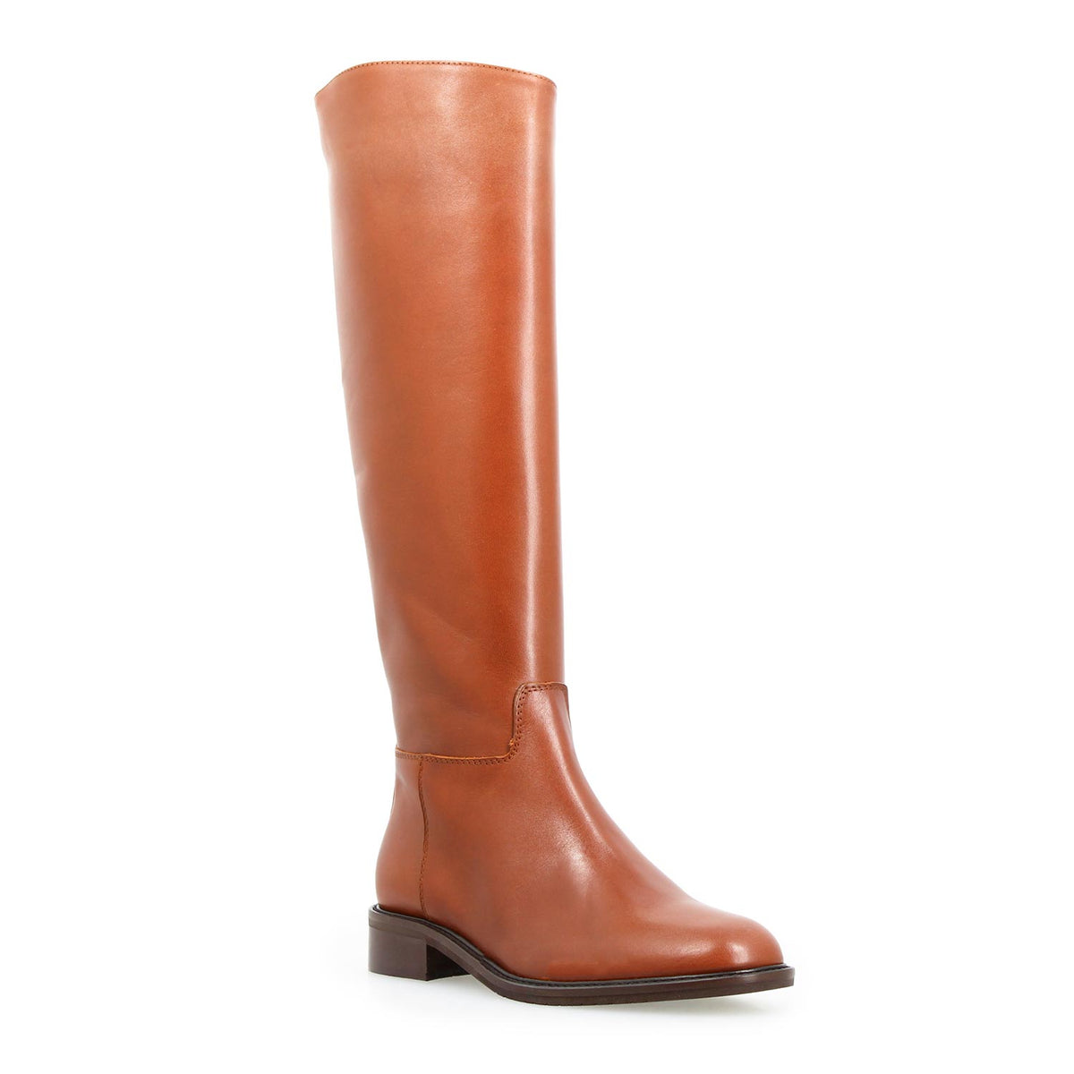 Palatina L - Damenstiefel mit niedrigem Absatz Braun