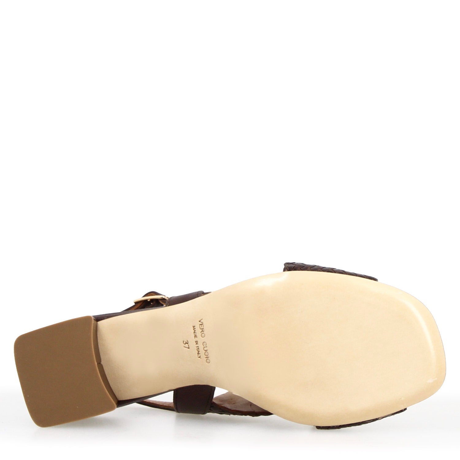 Women's Demetra dark brown leather sandals