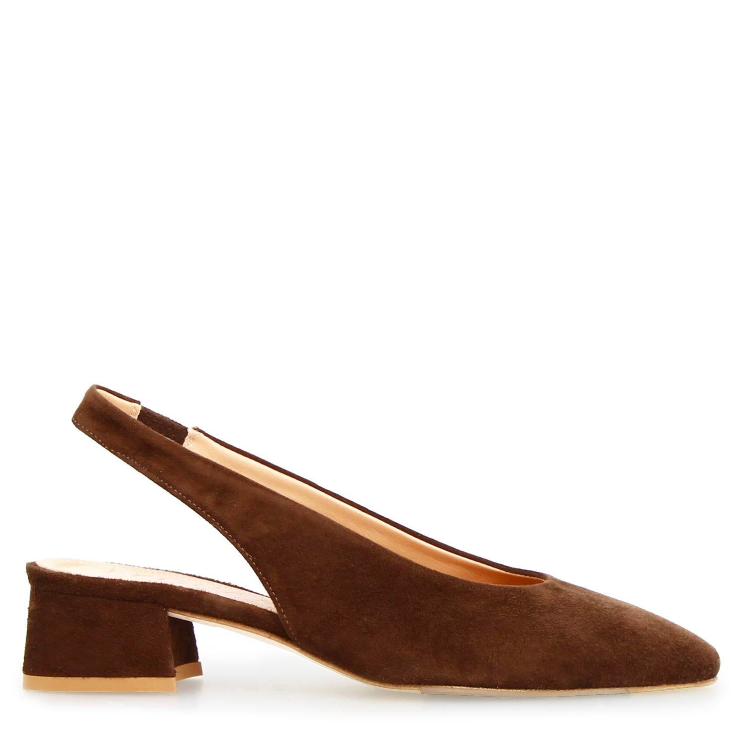 Women's Gemma dark brown suede sandal