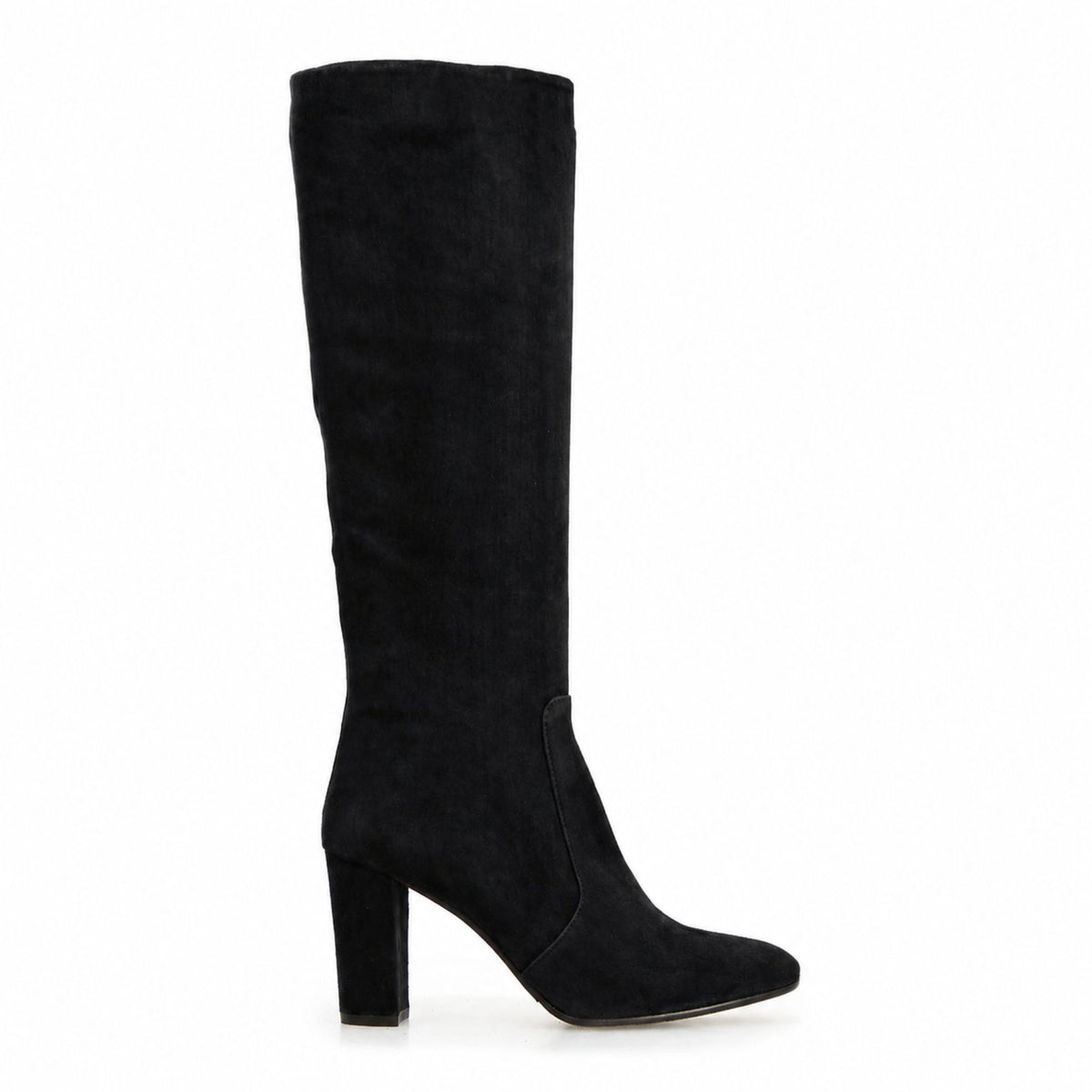 Signoria - Botte talon haut femme en daim noir