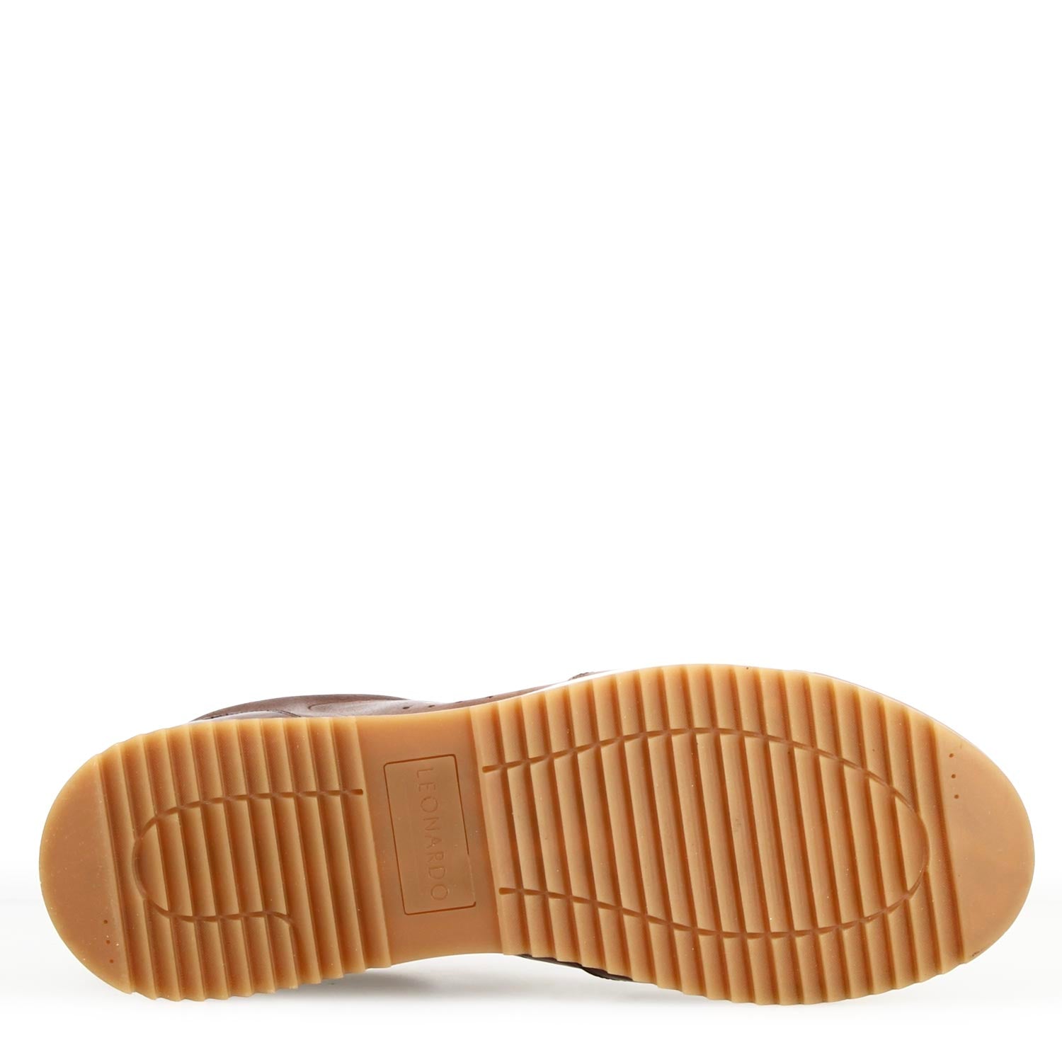 Sneaker Barberino da uomo in pelle marrone