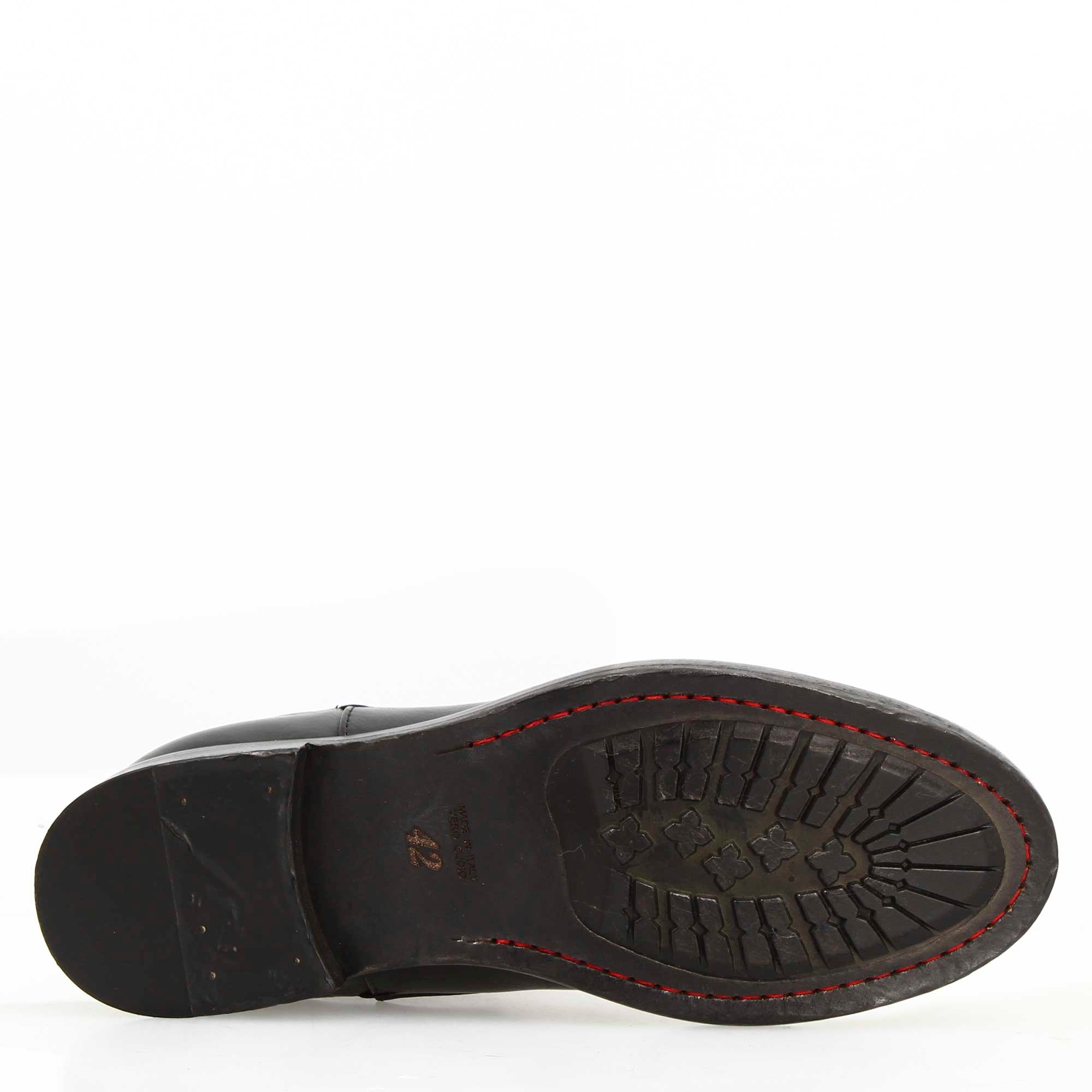 Men's Chelsea Diver boot in black washed leather