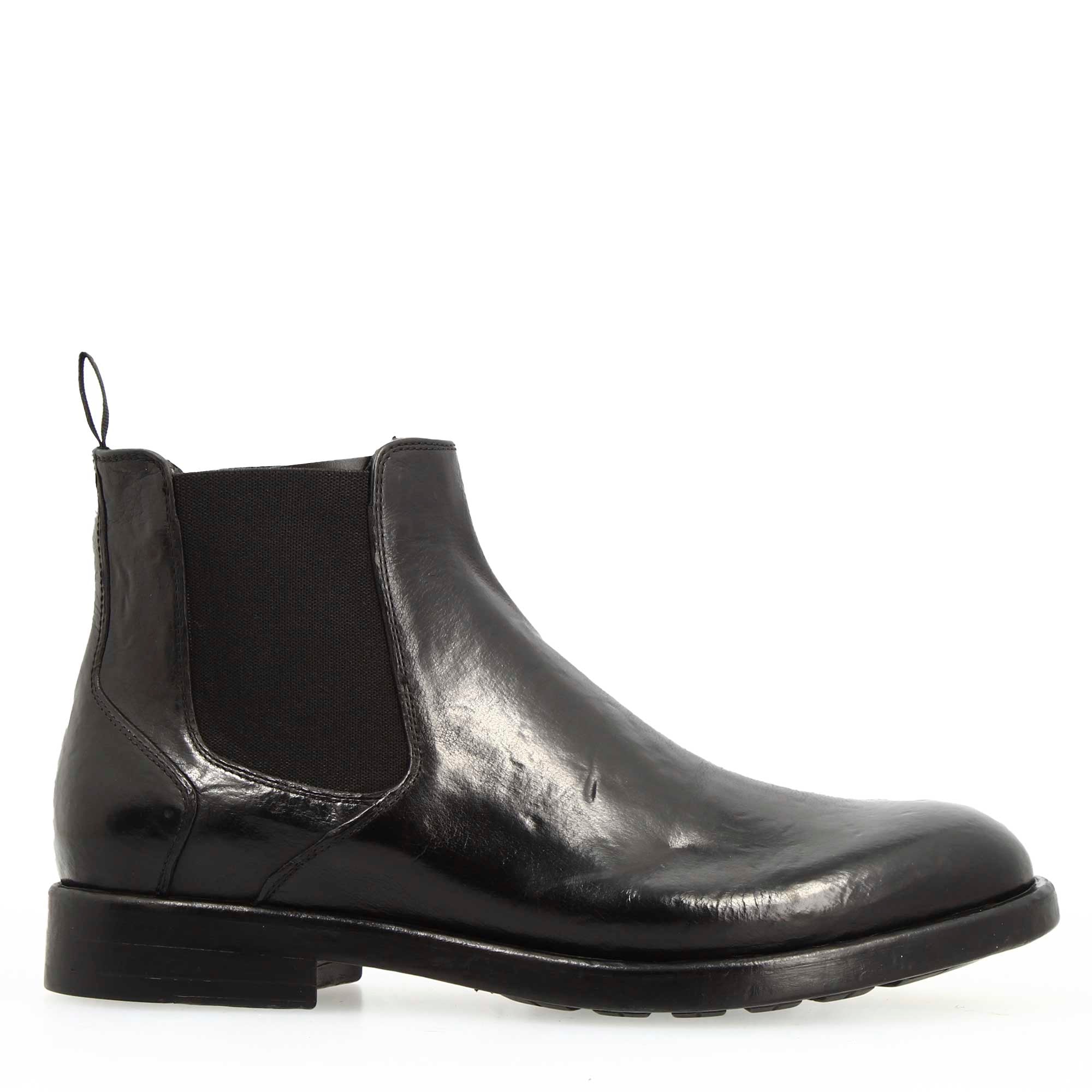 Stivaletto Chelsea moderno colore nero da uomo