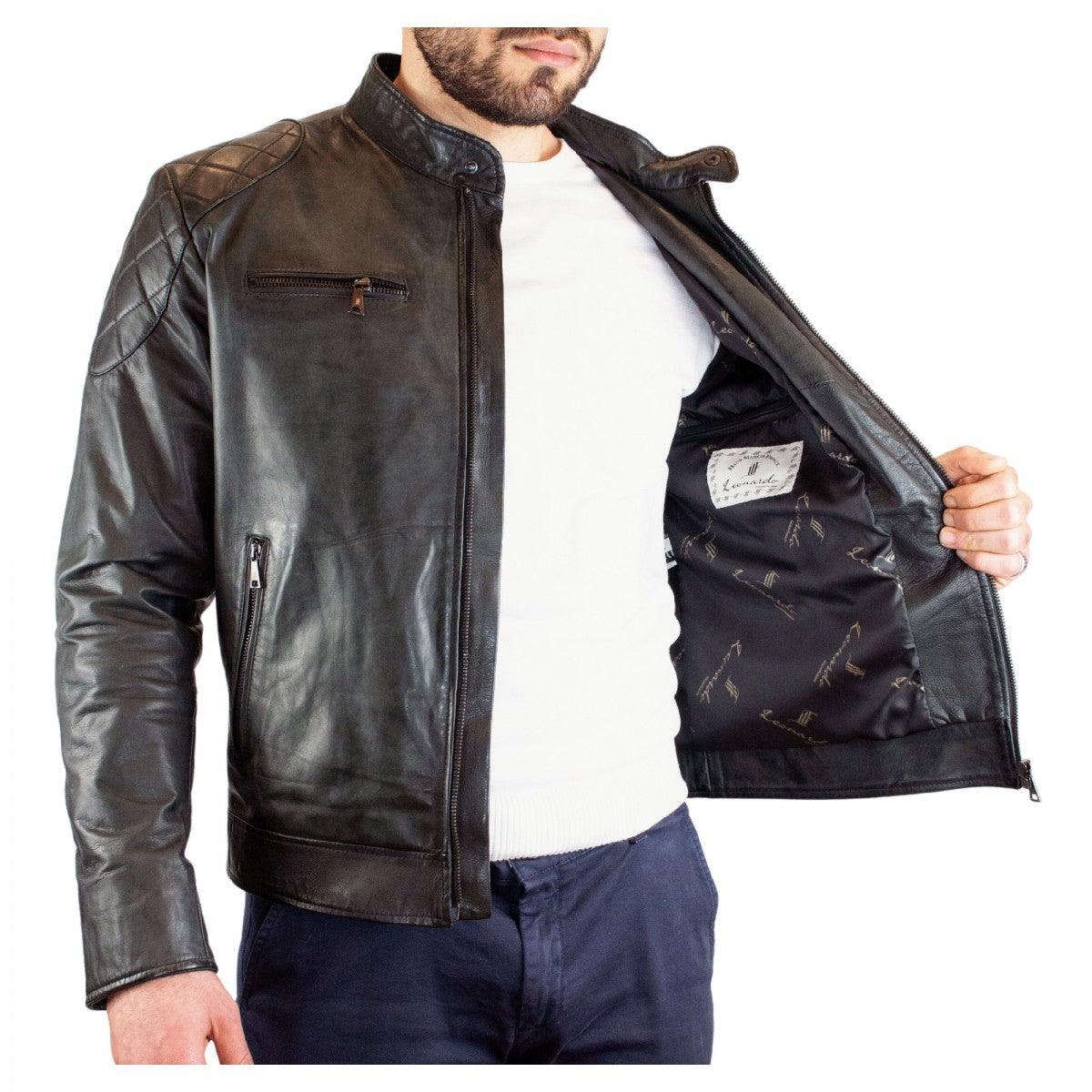 Ripley - CHAQUETA BIKER FIGO UOMO