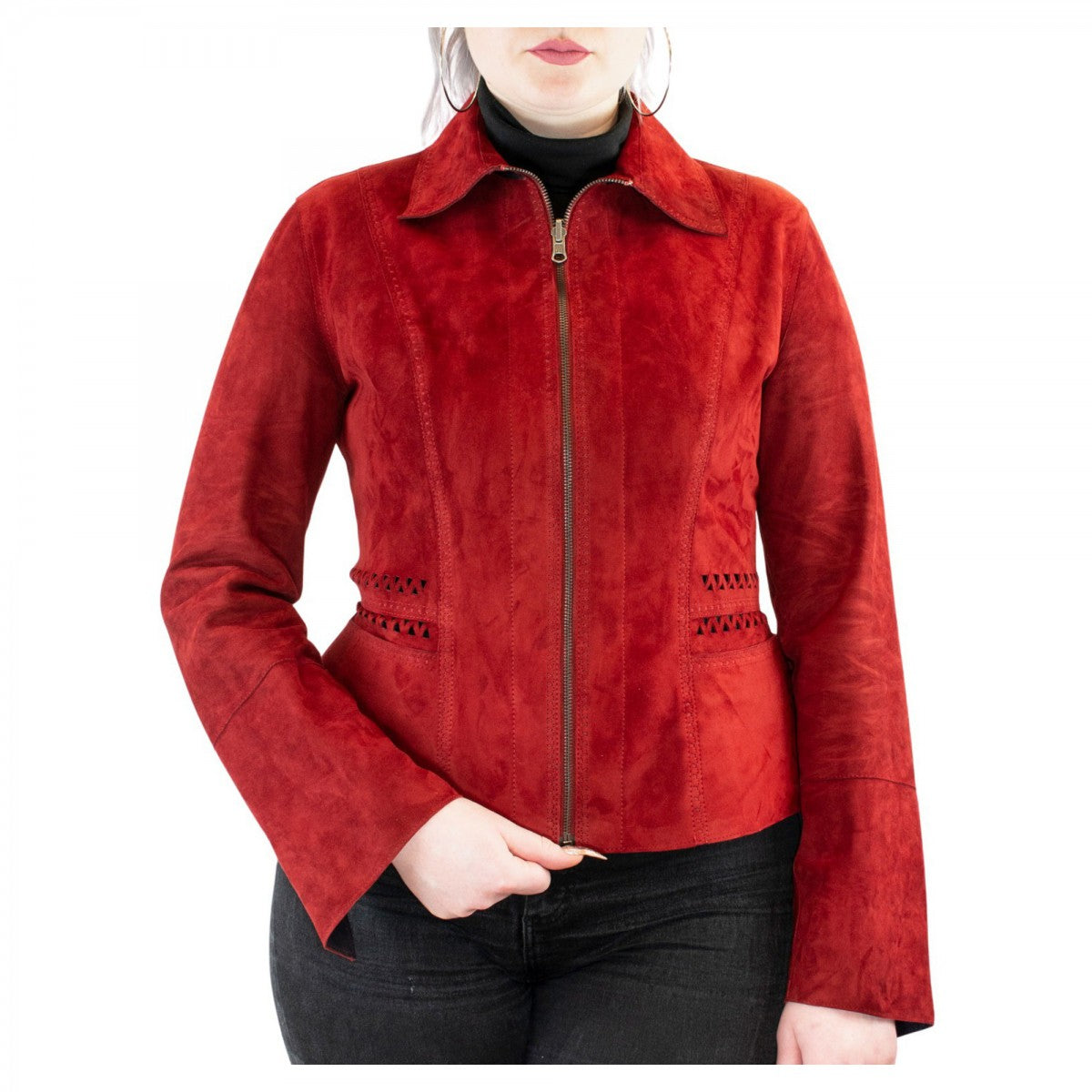Italian handcrafted women's jackets in genuine leather