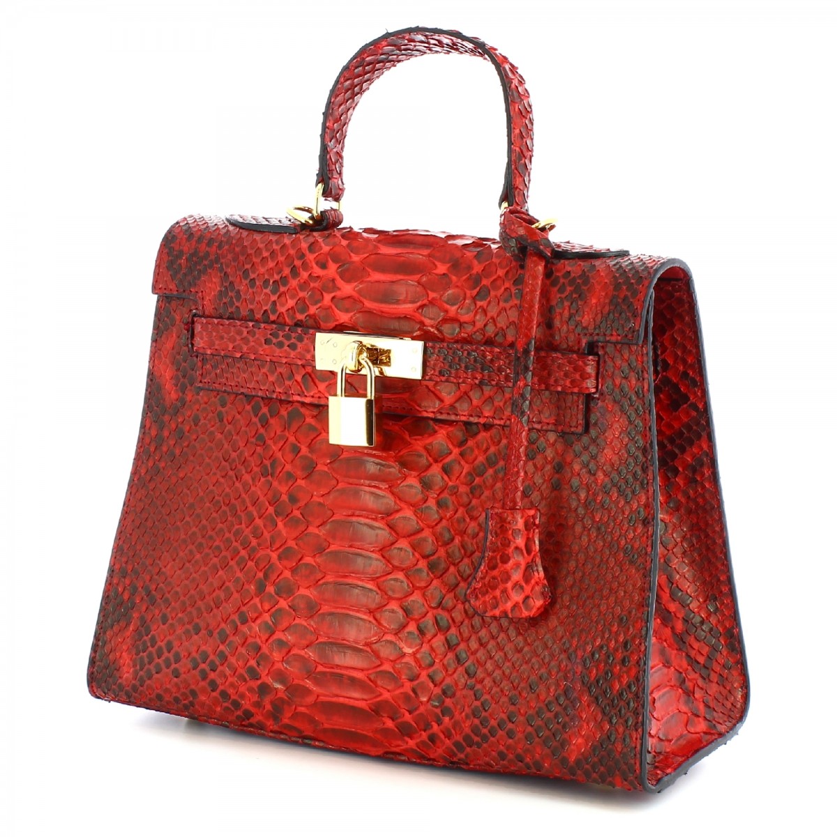 DONNA - CROC KELLY BAG