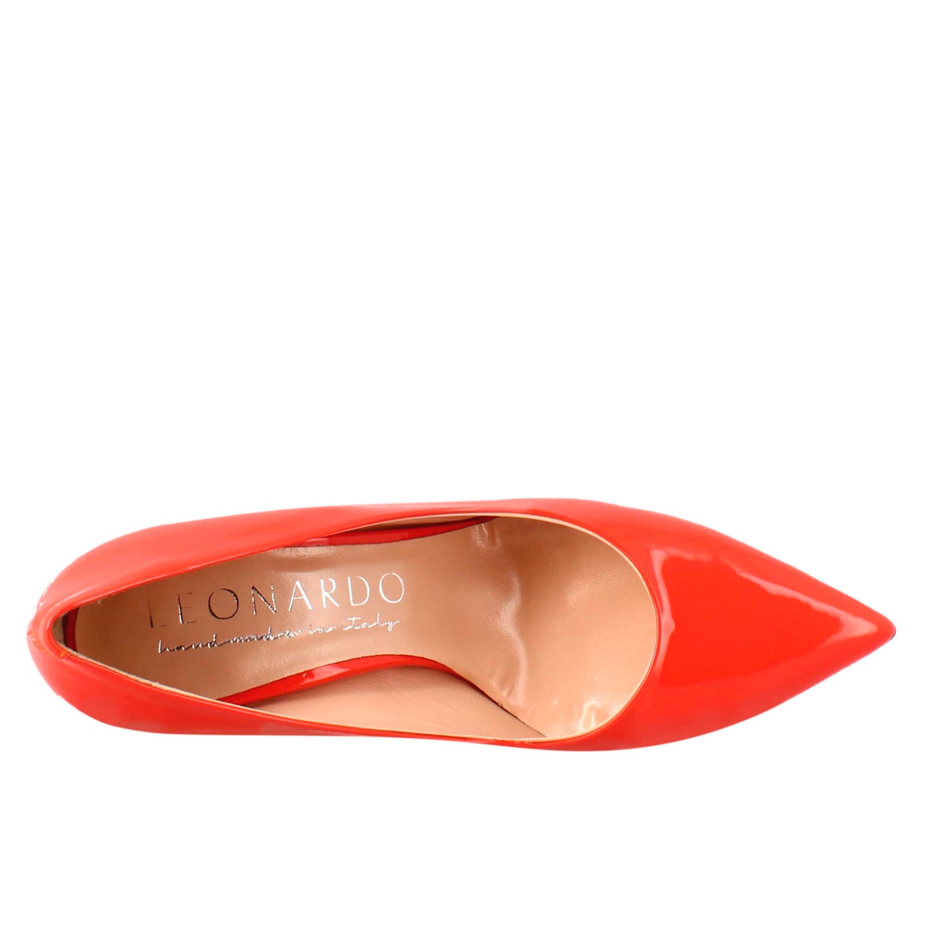 Decollete shop rosse pelle