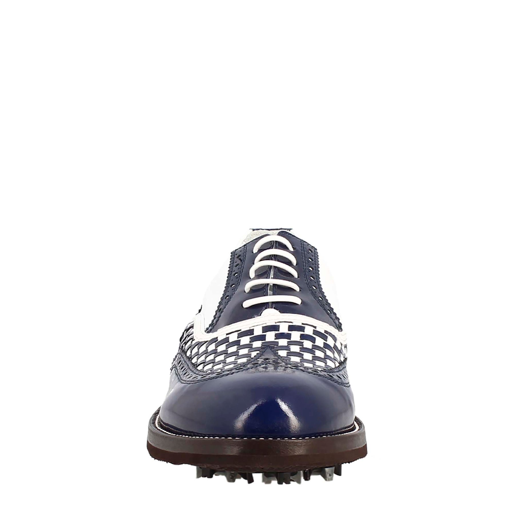 Blue and white brogues new arrivals