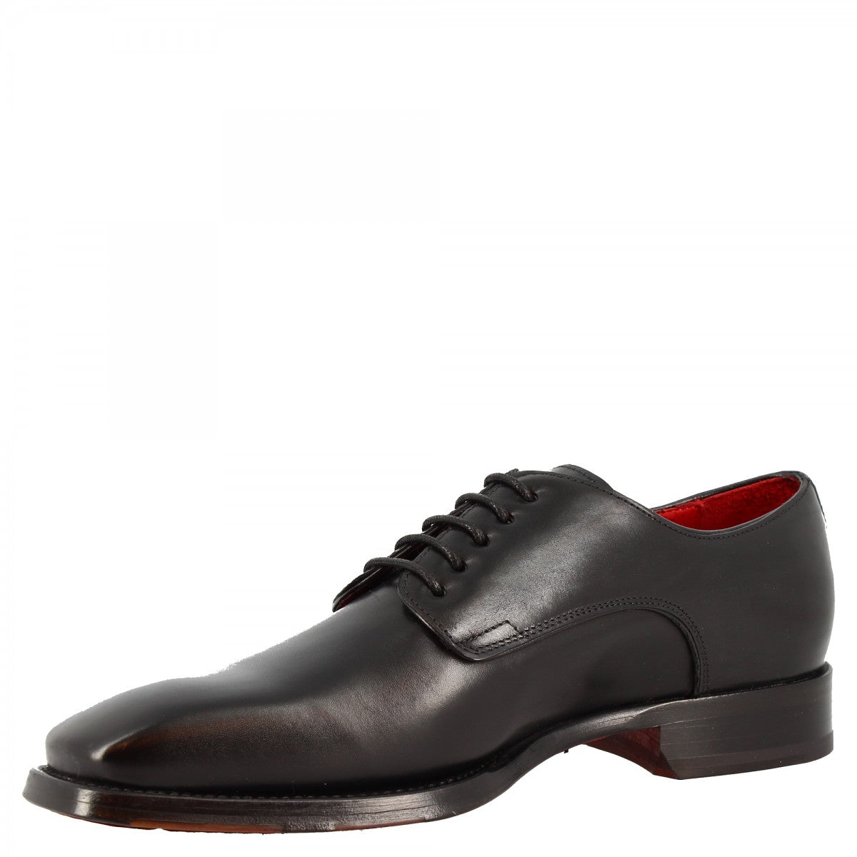 Élégantes chaussures brogues pour hommes faites à la main en cuir noir