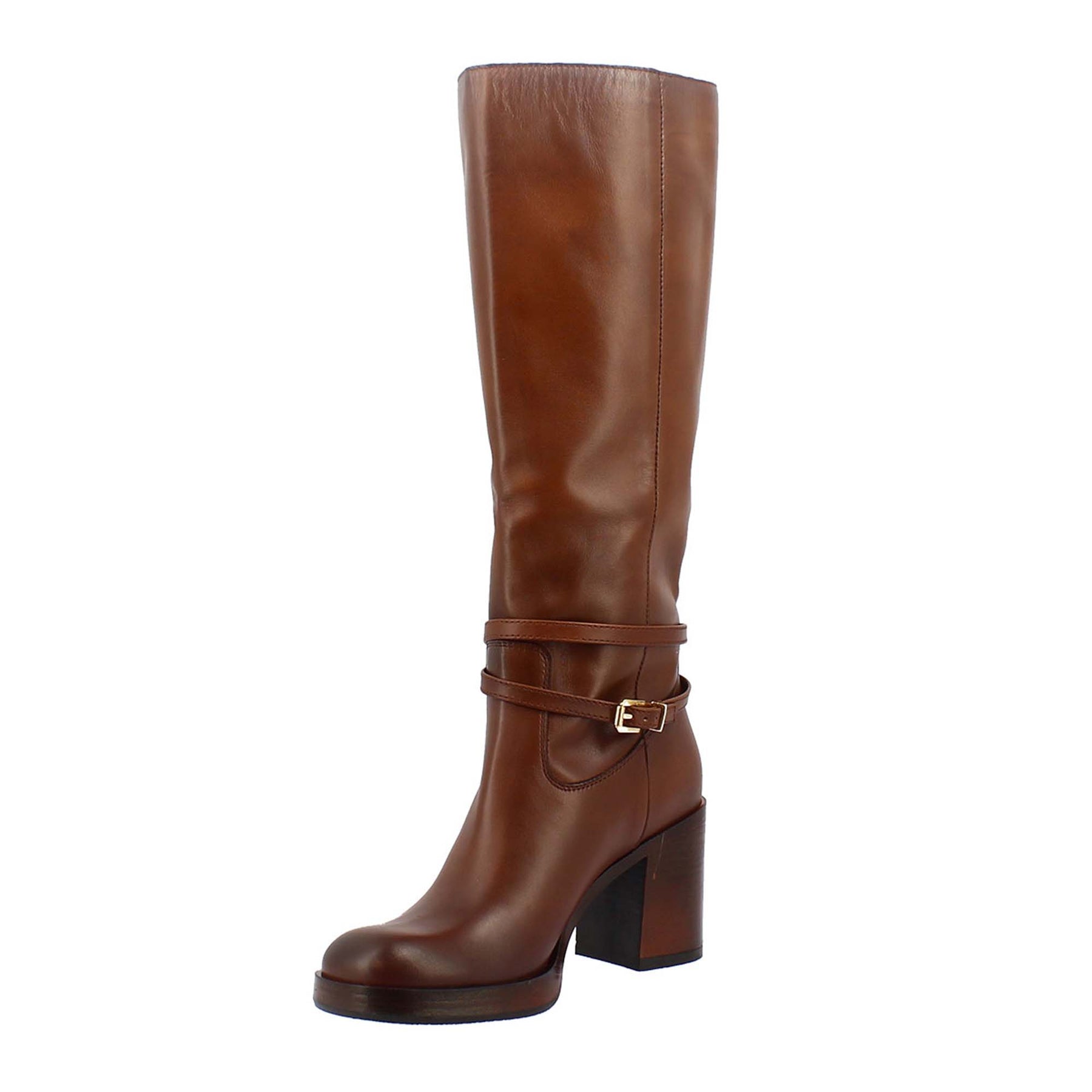 70s vintage Frye boots sz 8 high heel leather cowboy … - Gem