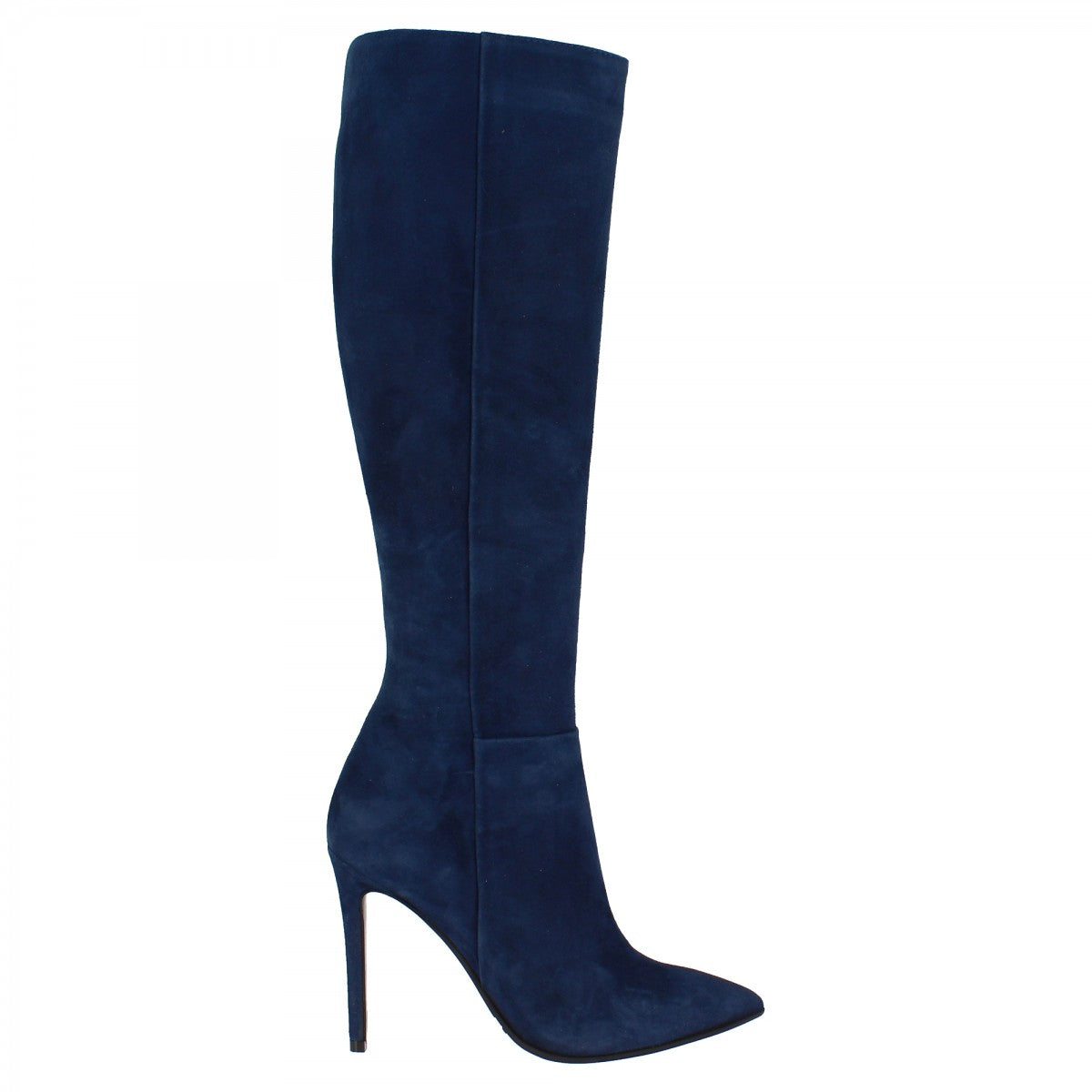 Luca 40mm Side Zip Boot - Navy Blue Velvet – FROMTHEFIRST